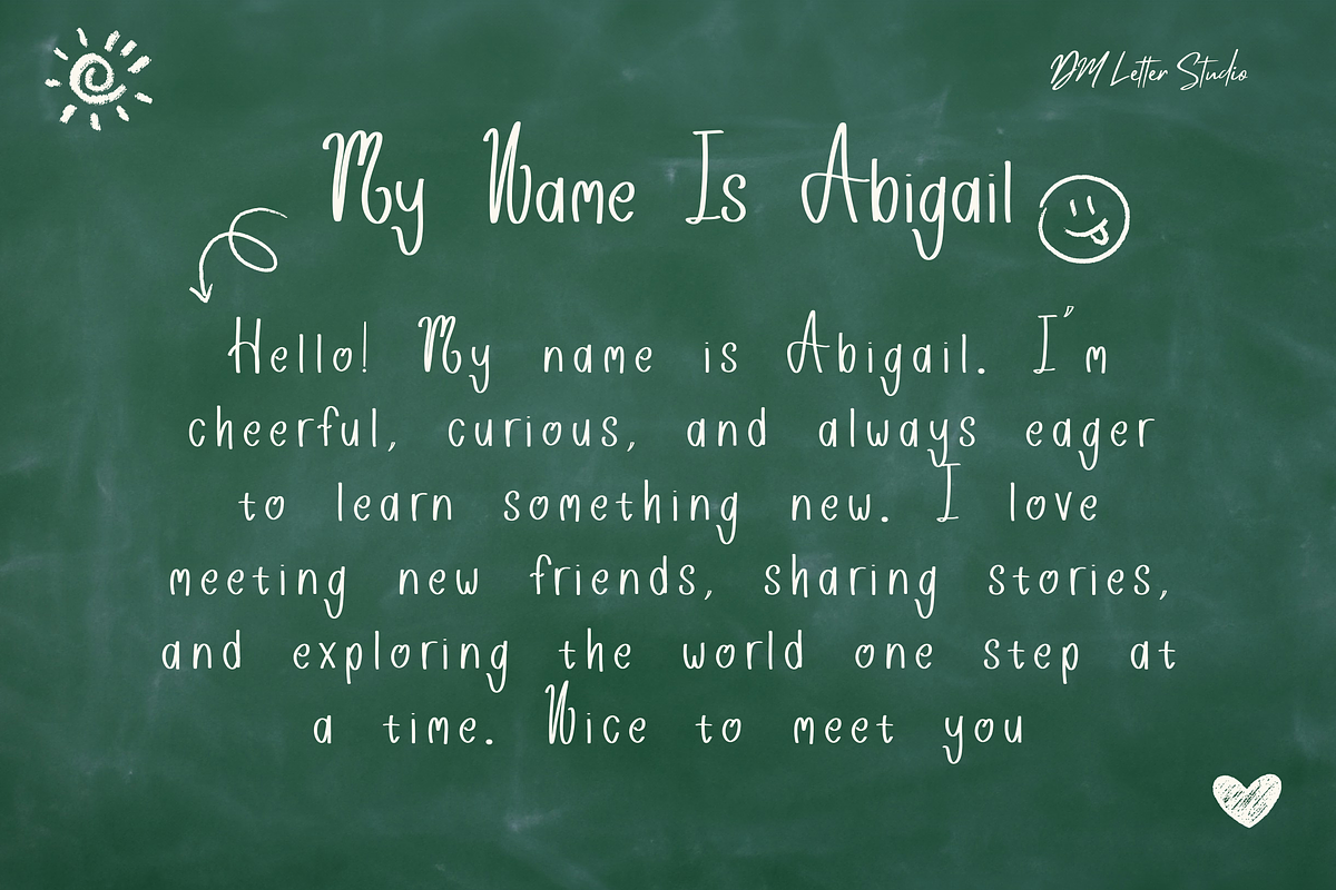 Ardeline Charm, a Font by Dm Studio (Photo 3 of 10)