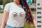 160 Anime Eyes Anime Face Expression, a Food Illustration by FancyDesignStudio (Thumbnail 5 of 7)