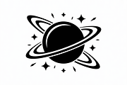 Planet Saturn planetary ring system, an Illustration by Amazin_art (Thumbnail 2 of 21)