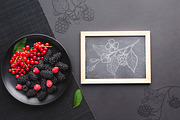 Raspberry | Line art & Color vector, a Decorative Illustration by Dervik Art Store (Thumbnail 8 of 8)