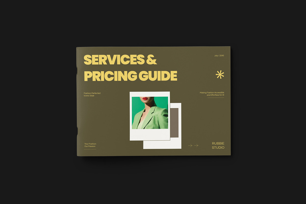 Services and Pricing Guide Template