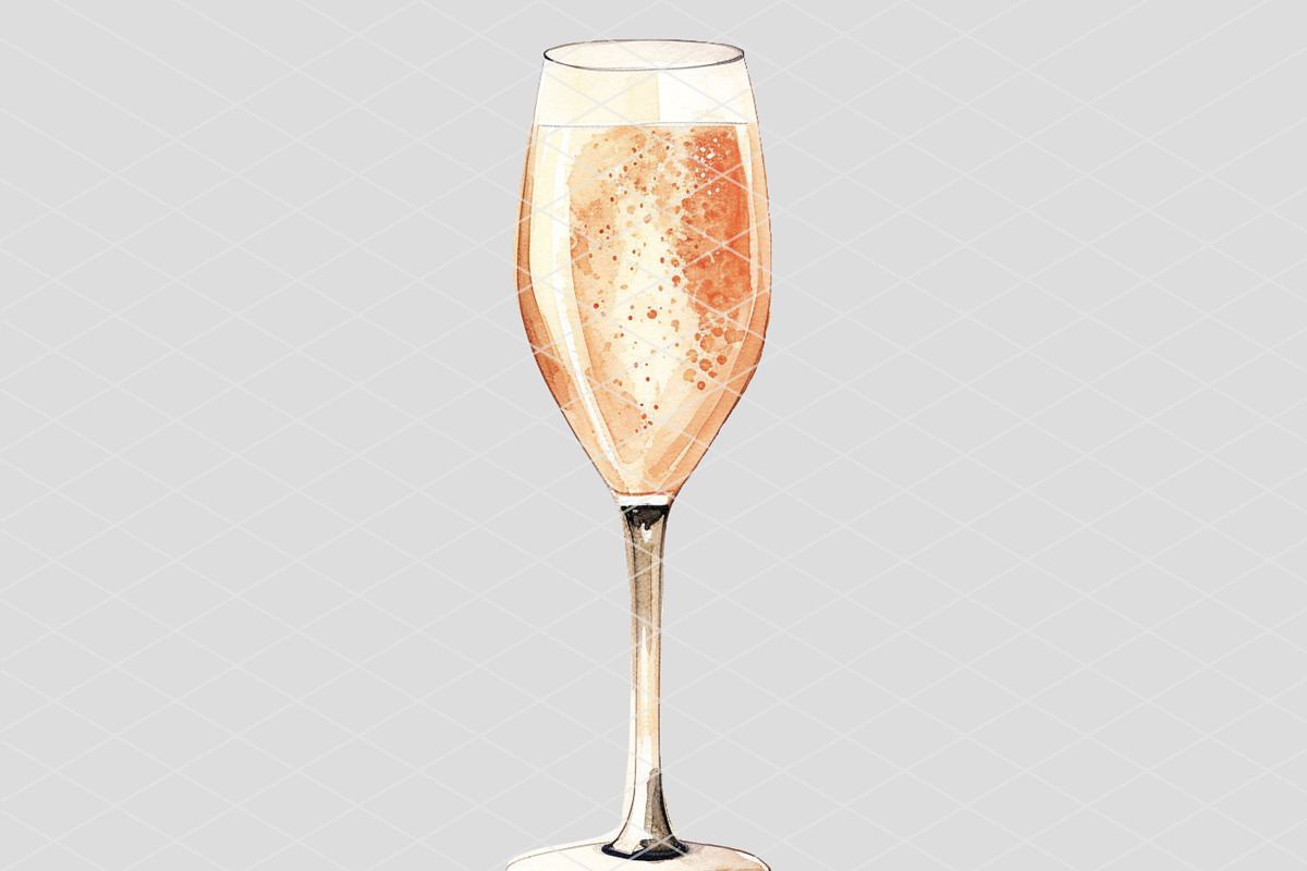 Rose Champagne Illustration, an Illustration by 1801Prints (Photo 3 of 4)