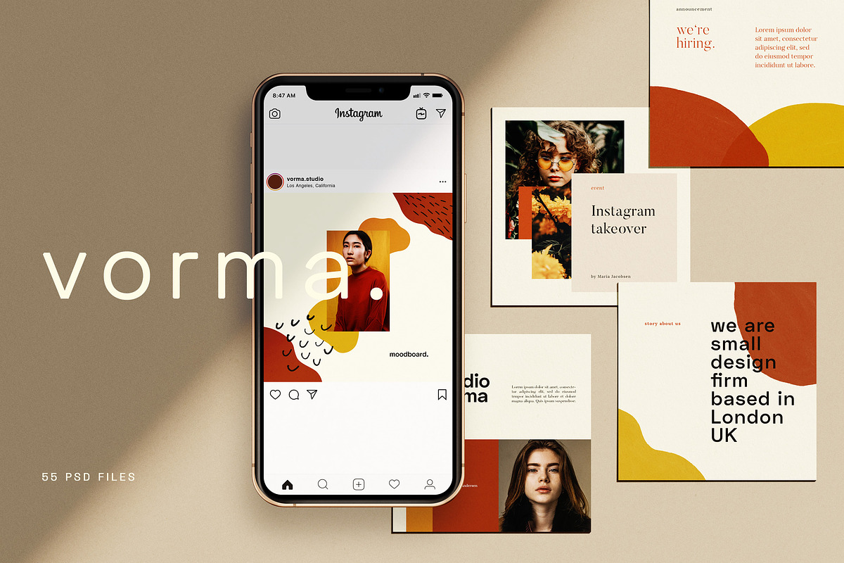 VORMA - Instagram Square Template, a Social Media Template by Elokka Std. (Photo 1 of 7)