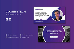 Cognifytech - Facebook Ads, a Social Media Template by Esensifiksi.studio