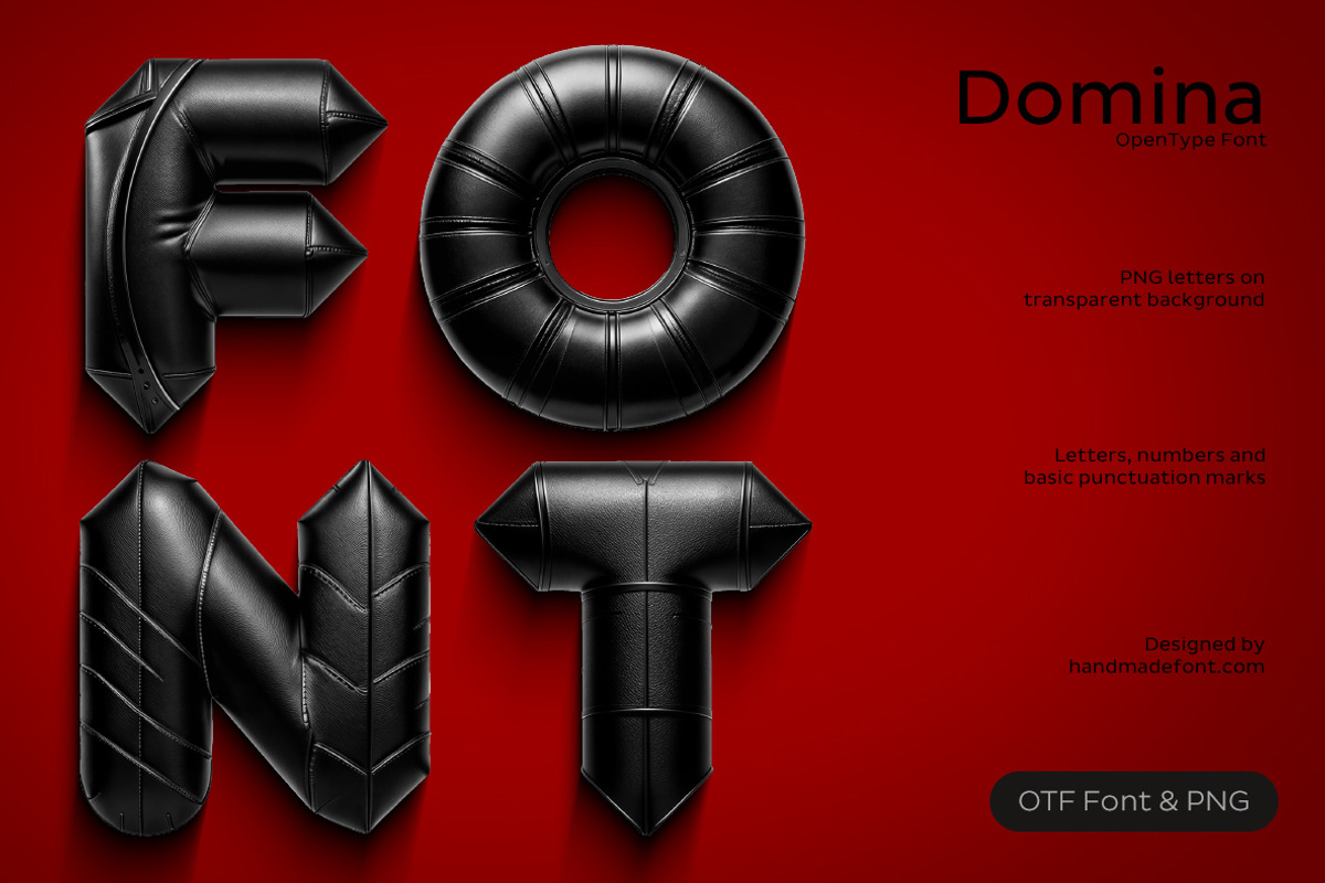 Domina Font, a Sans Serif Font by Handmadefont (Photo 1 of 19)