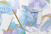 MAGIC WINTER | Ink backgrounds set, a Decorative Illustration by Tanya Vollar (Thumbnail 9 of 12)