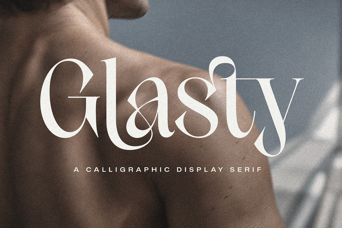 Glasty — A Calligraphic Serif, a Serif Font by nirfonic (Photo 12 of 12)