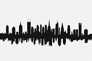 Modern City Skyline Vector Bundle, an Illustration by abu67222 (Thumbnail 1 of 7)