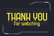 Goxac | Futuristic Font, a Sans Serif Font by twinstd (Thumbnail 13 of 13)