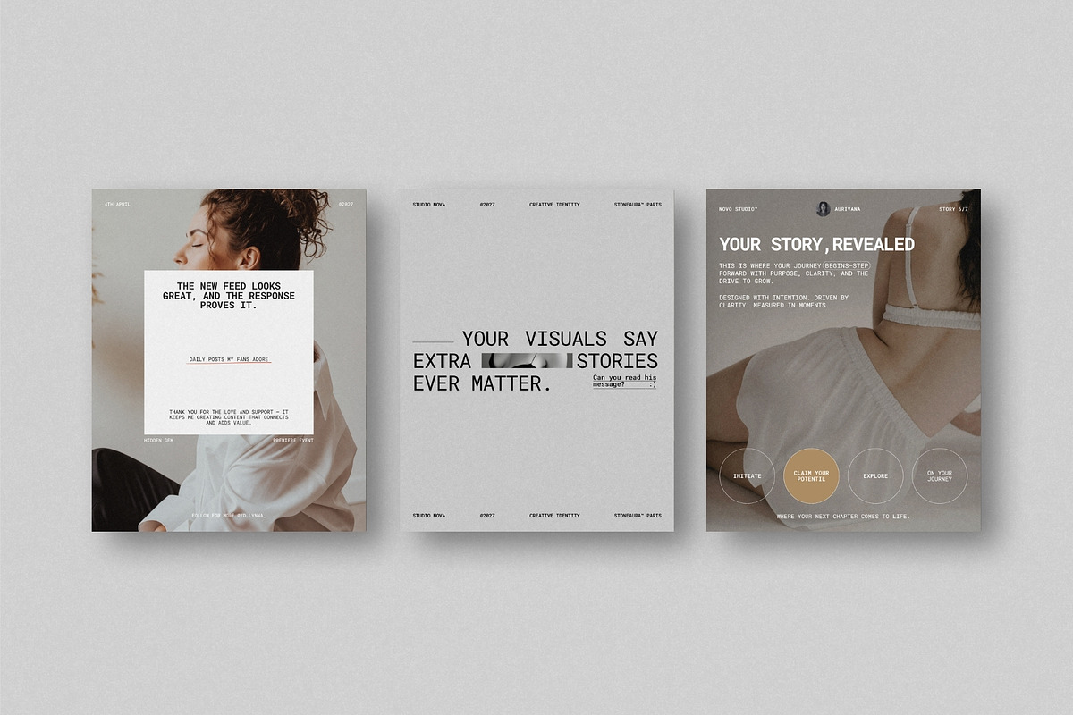 ZENO | Social Media Kit (I), a Social Media Template by The Aesthetic Studio (Photo 5 of 10)