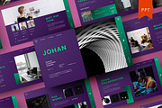 Johan – Business PowerPoint, a Presentation Template by Dens Creative Studio (Thumbnail 1 of 6)