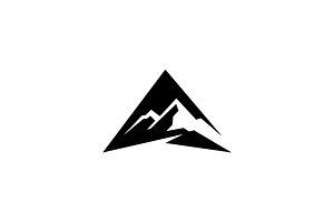 Minimalist Mountain Adventure Logo