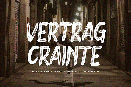 Vertrag Crainte - Brush & Marker, a Handwritten Font by QR Design Studio