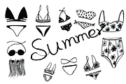 Beautiful Black Bikini collections, an Illustration by mollyli.ai (Thumbnail 2 of 2)