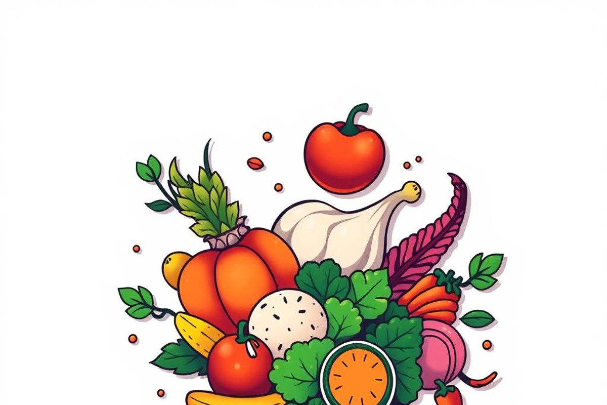 39 Vector Healthy Food Ingredients, an Object Graphic by adenpinkstore (Photo 3 of 16)