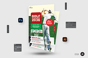 Golf Tournament Flyer Template, a Flyer Template by Aam360 (Thumbnail 2 of 3)