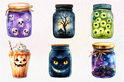 Halloween Mason Jar Clipart, an Illustration by Dream Creation (Thumbnail 2 of 7)