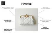 Quilted Satin Purse Mockup PSD, a Product Mockup by 1001 mockups (Thumbnail 2 of 12)