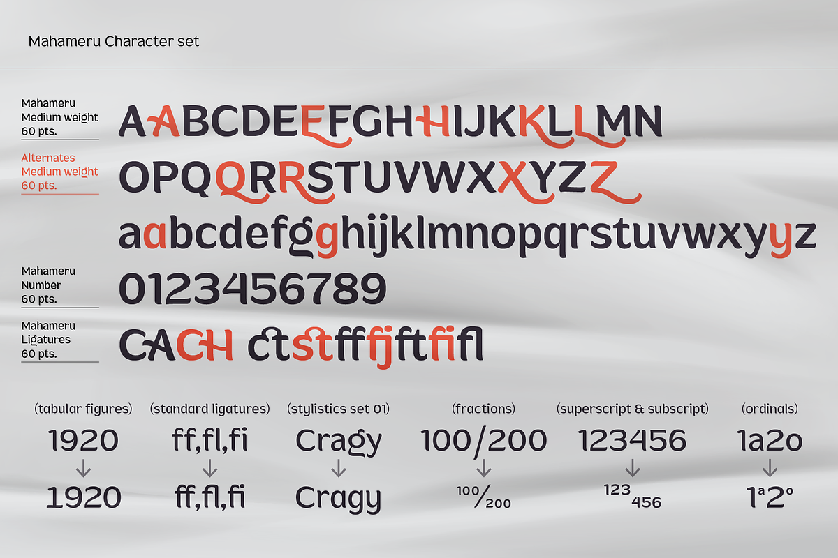 Mahameru Elegant Display Font, a Sans Serif Font by Namela Studio (Photo 8 of 8)