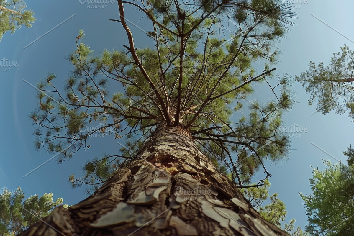 98 Trees view from below, a Nature Photo by Handmadefont (Photo 71 of 98)