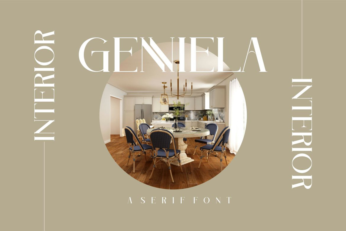 Genniela, a Serif Font by Kenrichi (Photo 12 of 12)