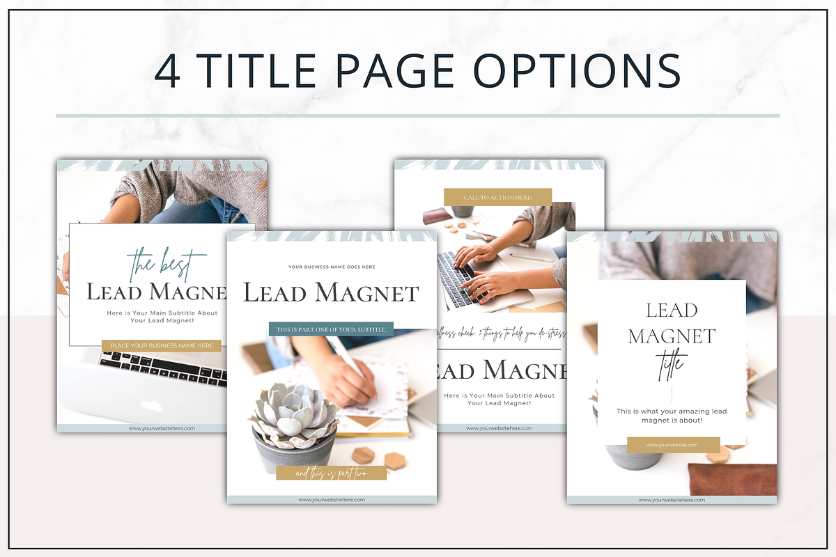 Lead Magnet Canva Nurtured Life, a Branding & Logo Template by Lady Boss Studio (Photo 4 of 10)