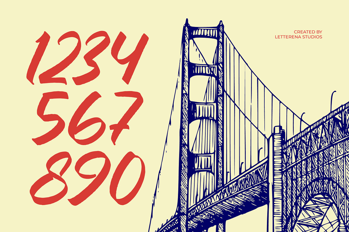 Broklyn Enthusia Bold Handwritten, a Script Font by Letterena Studios Script (Photo 14 of 20)