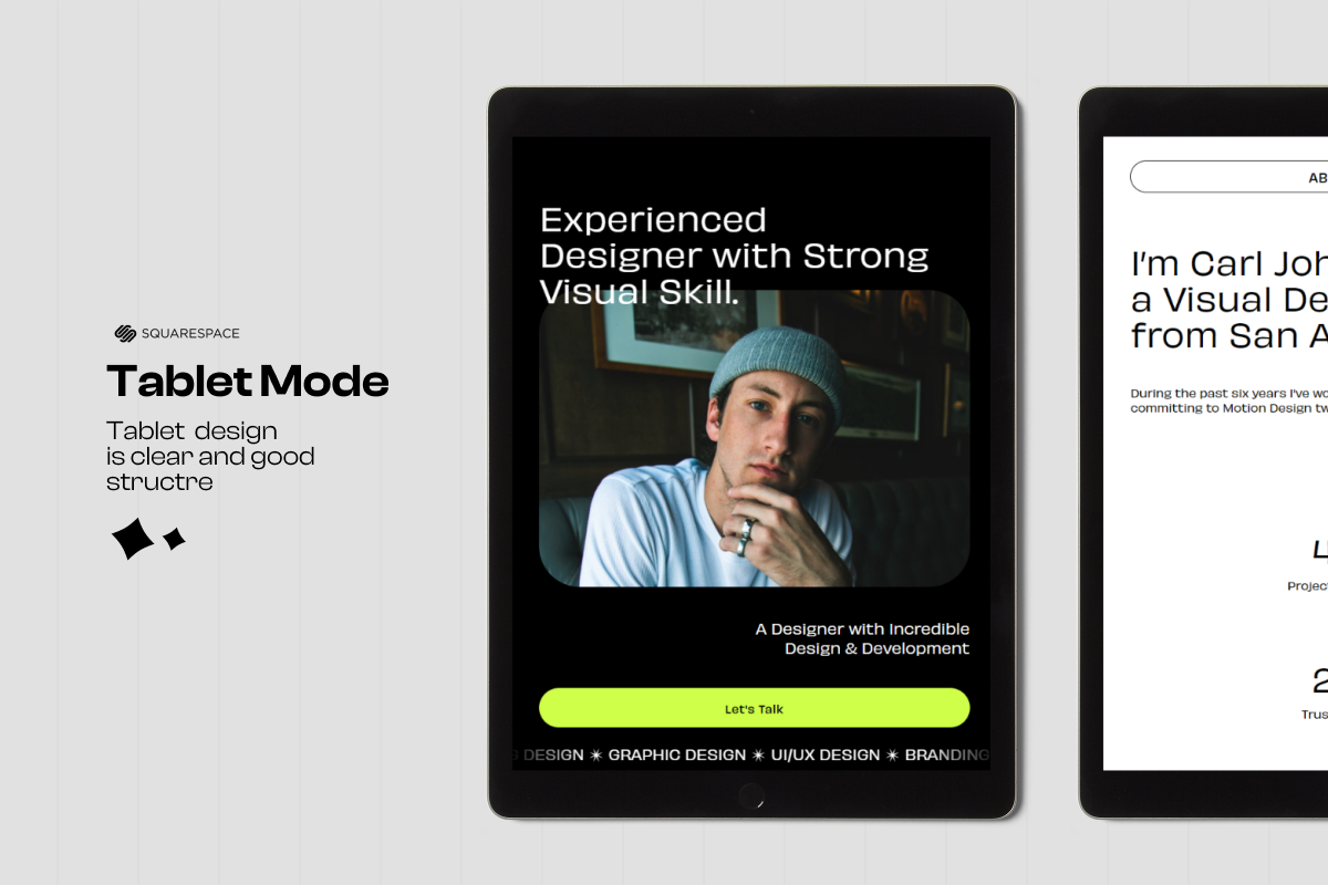 Designer Portfolio Squarespace Web, a Squarespace Template by bonjourdsgnco (Photo 8 of 11)