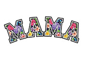 Floral Mama Spring Mothers Day Png, an Illustration by CraftArtStudio (Thumbnail 1 of 4)