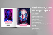 Fashion Magazine InDesign Layout, a Magazine Template by Minimalist Studio (Thumbnail 1 of 11)