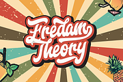 Fredam Theory - Retro Script Font, a Script Font by StringLabs (Thumbnail 1 of 10)