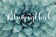 Blumenthal handwritten font, a Script Font by mikka_kika (Thumbnail 1 of 6)
