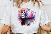 Halloween Cat And Smoky Ghost Clipar, an Icon by DreamCafeArt (Thumbnail 3 of 7)