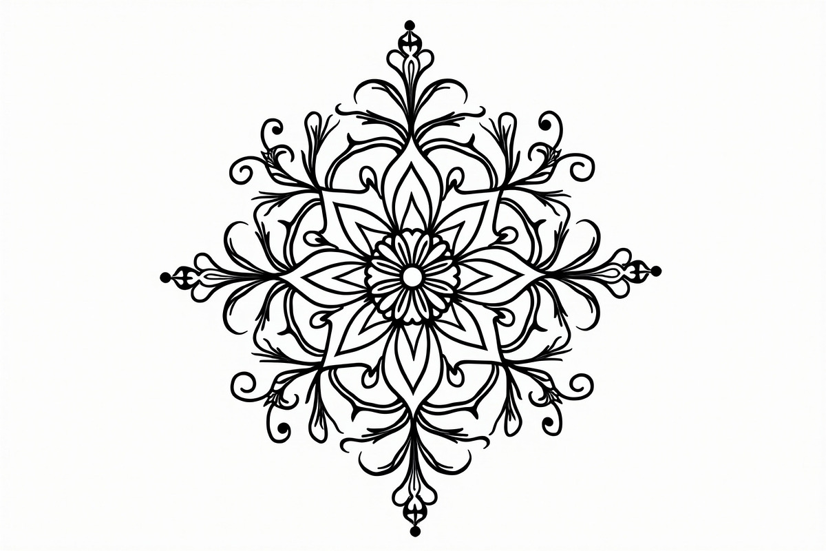 Decorative Mandala Vector, an Illustration by hafijul (Photo 2 of 9)