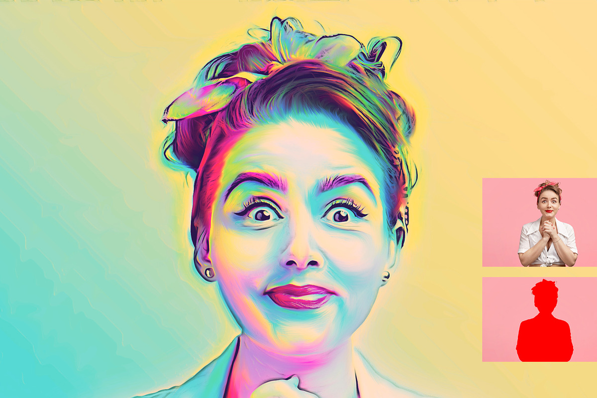 Rickshaw Painting PRO Digital Art, an Action Add-On by MRI STUDIO (Photo 12 of 19)