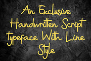 A Distraction: Handwritten Font, a Handwritten Font by PaperMoon (Thumbnail 4 of 7)