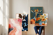 70 Minimalist Art Print Gallery, a Background Graphic by Muzi pear studio (Thumbnail 8 of 8)