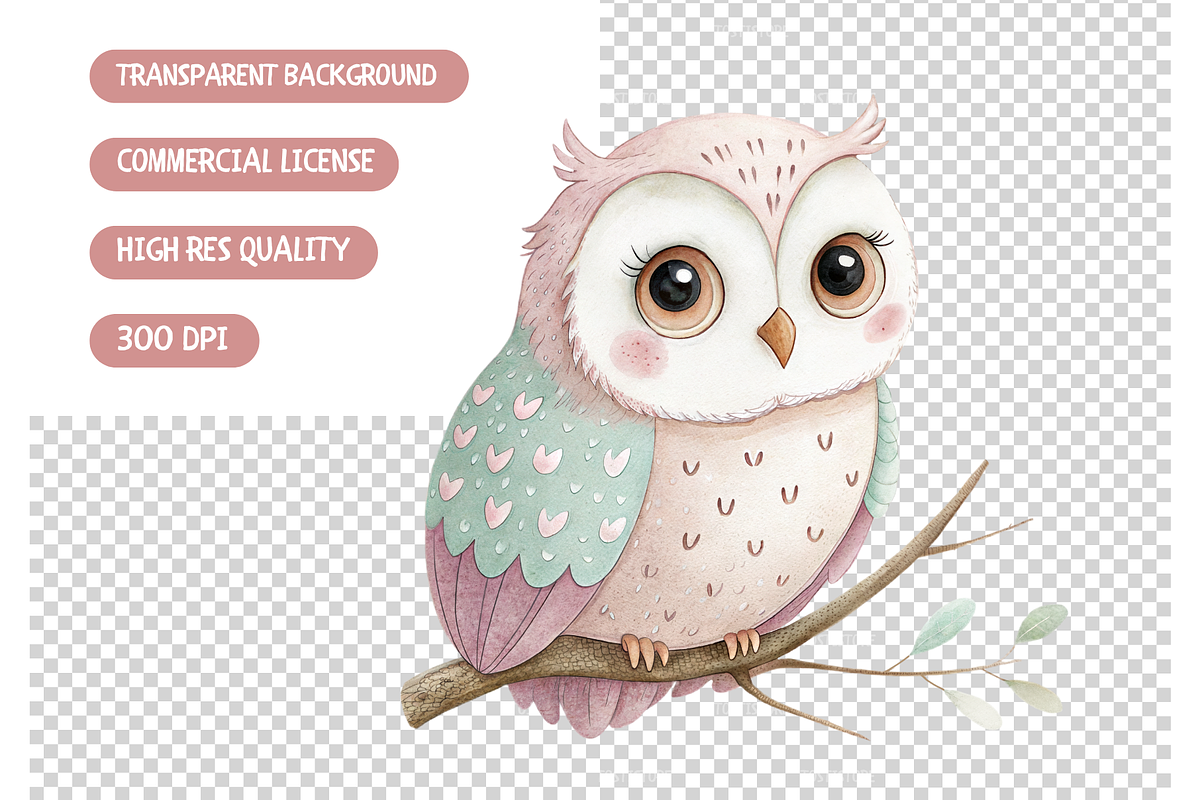 Watercolor Garden Fairies Clipart, a Decorative Illustration by TatiMockup (Photo 5 of 5)