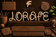Lorafe – Multiweight Decorative Font, a Handwritten Font by Solutype (Thumbnail 1 of 12)