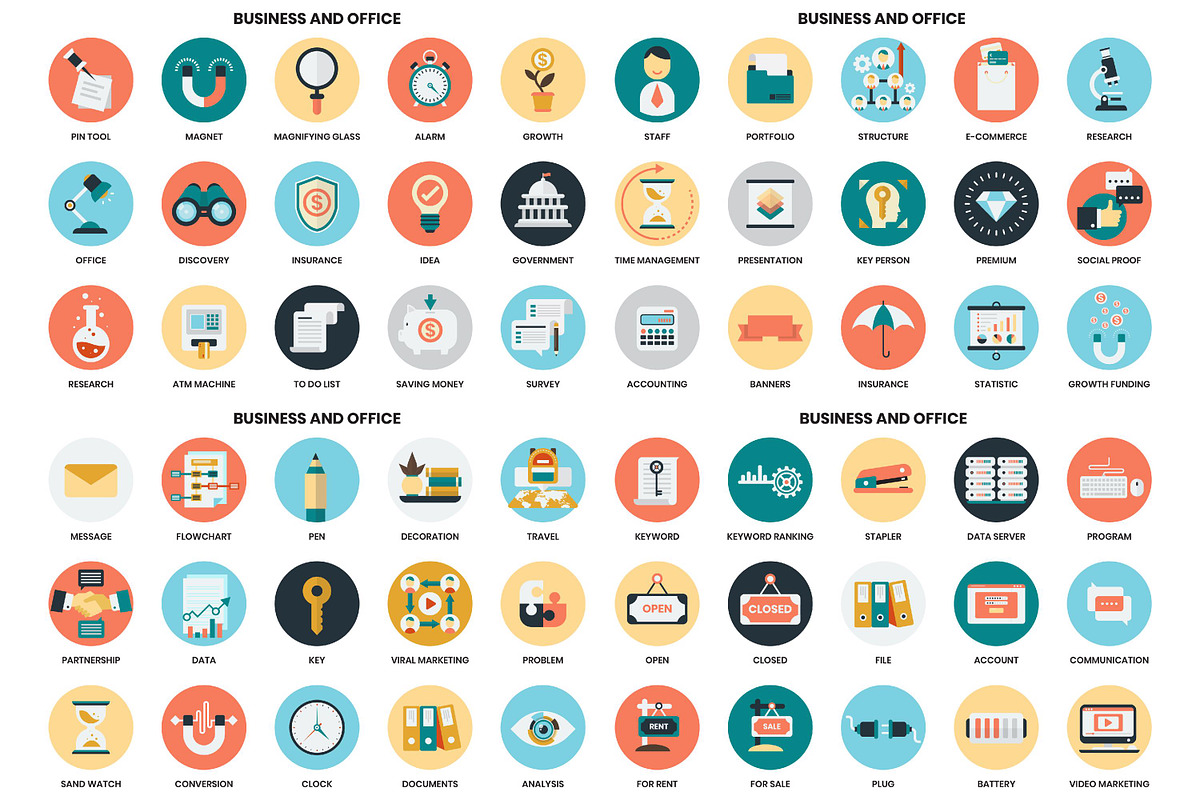 1155 PERFECT ICONS SET, an Outline Icon by Toonsteb (Photo 16 of 26)