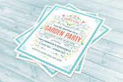 Garden Party Invitation Template, an Invitation Template by Mera Pixels (Thumbnail 3 of 3)