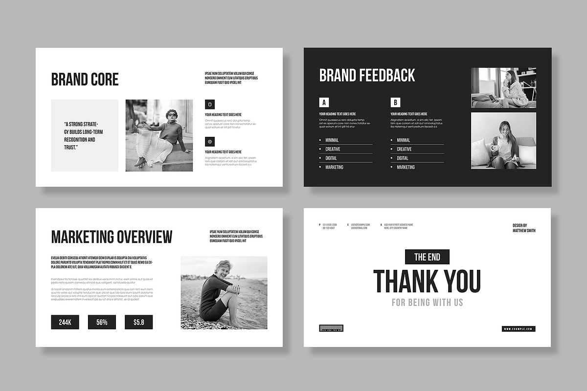 Creative Brand Strategy Presentation, a Presentation Template by MightyDesign (Photo 4 of 7)