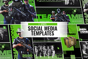 E - Sports Social Media Template