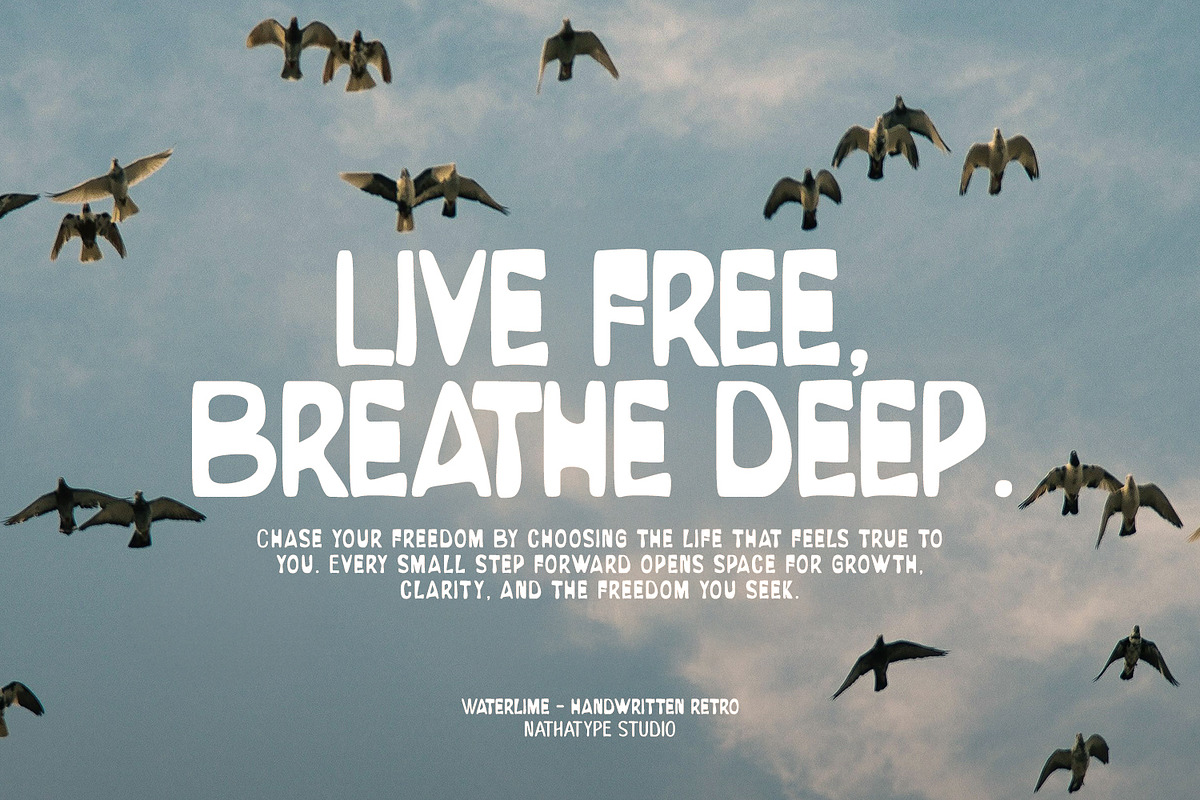 Watterlime, a Script Font by Nathatype (Photo 4 of 11)