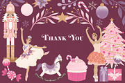 Sugarplum Christmas Clipart, an Illustration by The Audacious Brush (Thumbnail 10 of 10)
