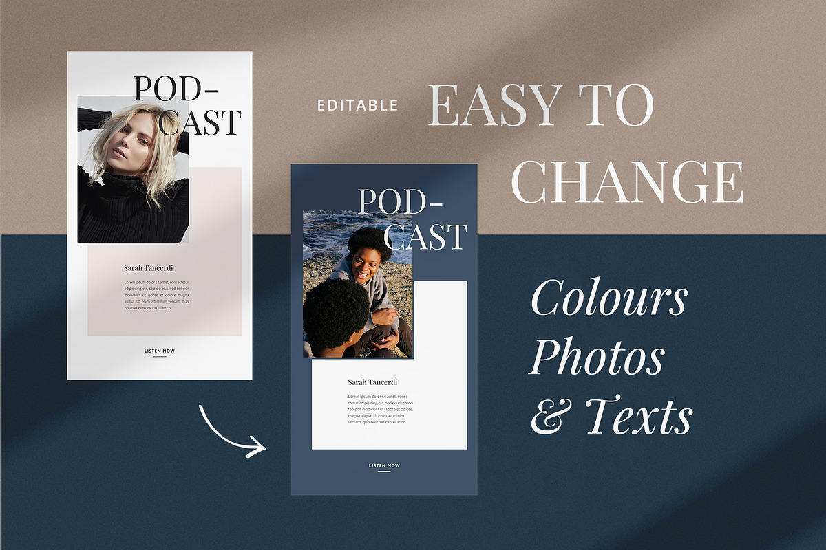 Influencer Media Kit - PS & CANVA, a Social Media Template by Visuel Colonie® (Photo 3 of 14)
