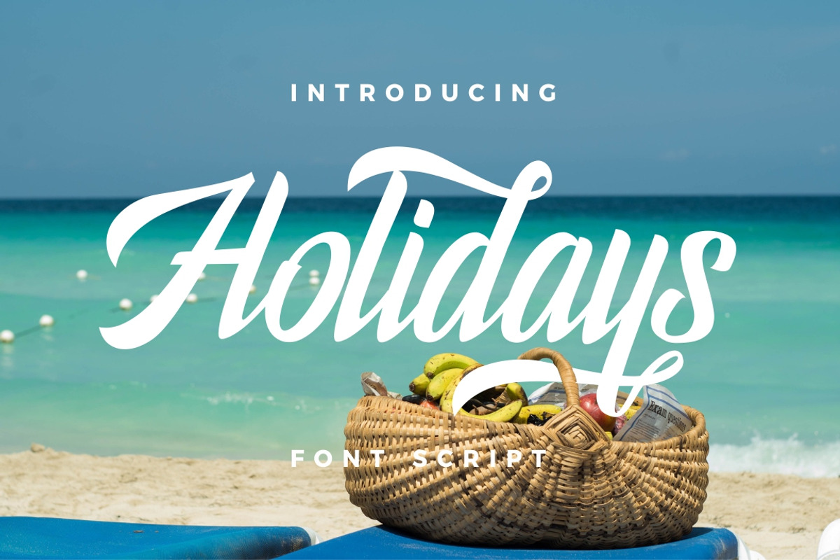 Holidays Typeface