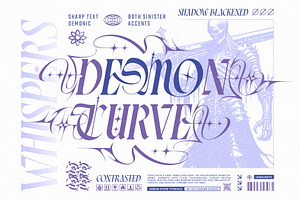 Demon Stars Typeface, a Blackletter Font by alit design