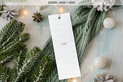 Cozy Christmas Bookmark Mockup, a Product Mockup by TatiMockup (Thumbnail 2 of 4)