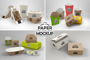 Cake Slice Box Packaging Mockup